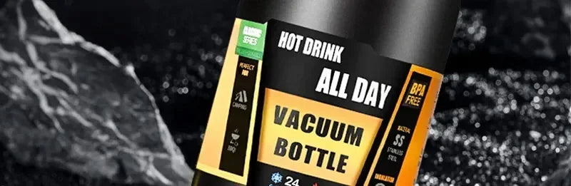 Thermos Vacuum Stainless Cup Thermal Cold Hot Insulated Stainless Steel Water Bottle with Straw Water Bottles