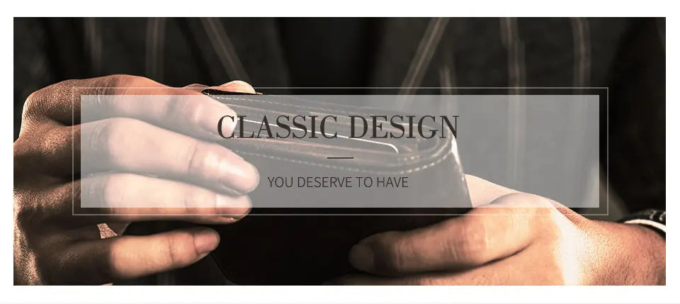 HUMERPAUL Short Wallet for Men Genuine Leather RFID Wallets with Card Holder Bifold Zip Coin Pocket Billetera Hombre Small