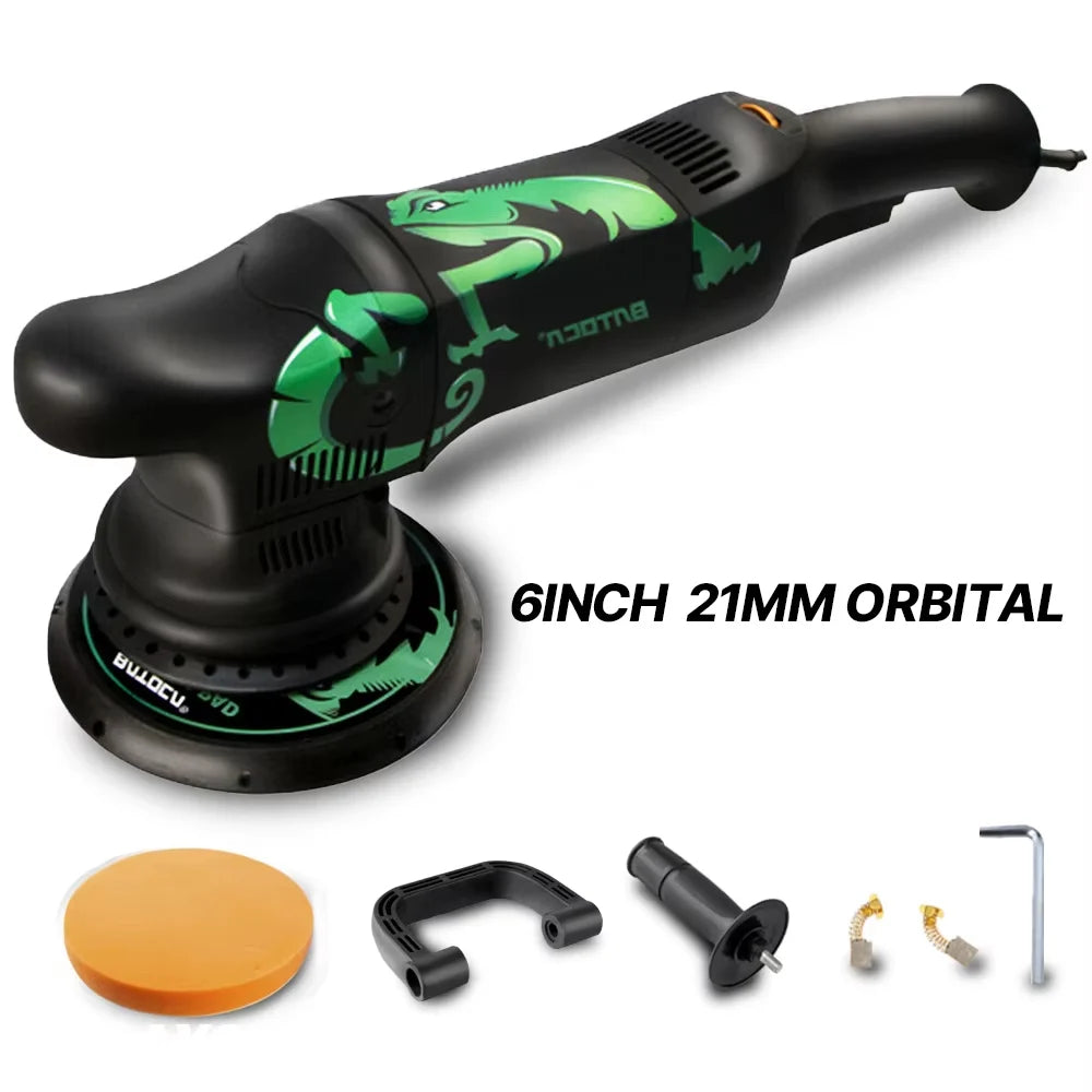 700W Car Polishing Machine DA 5inch 15mm Orbit Dual Action Auto Polisher Variable Speed Sander Buffing Waxing Machine