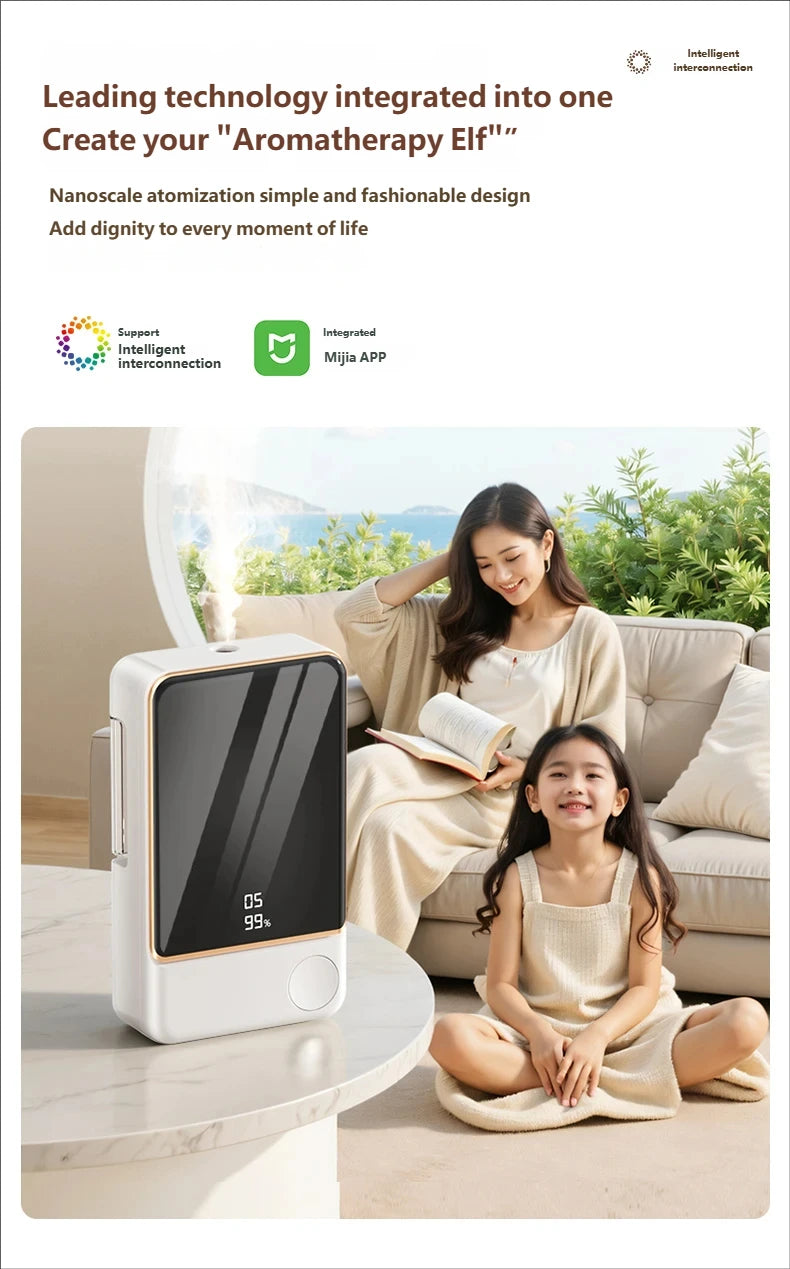 Automatic Aromatherapy Diffuser Air Freshener Fragrance Essential Oil Dispenser Humidifier For Toilet Bathroom