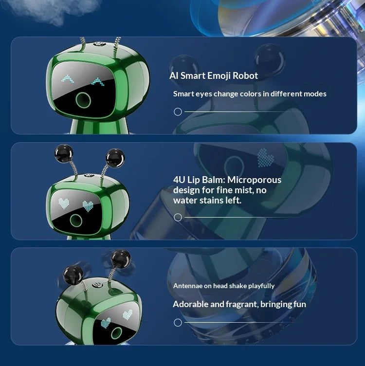 intelligent  aromatherapy robot perfume purification air humidifier automatic fragrance
