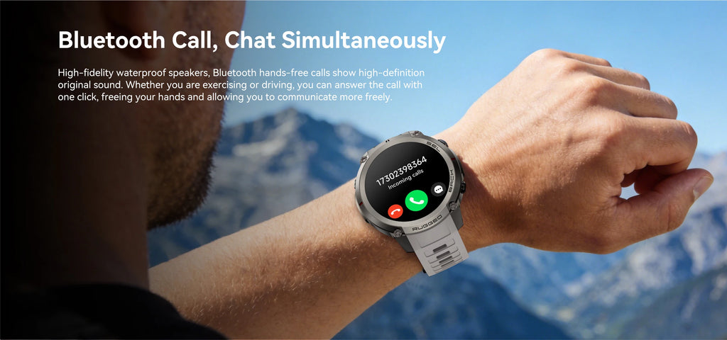 2026New Outdoor GPS Smart Watch Offline Maps Download Compass Tracking 5ATM Waterproof Tactics Sport Smart Bracelet For Men gift