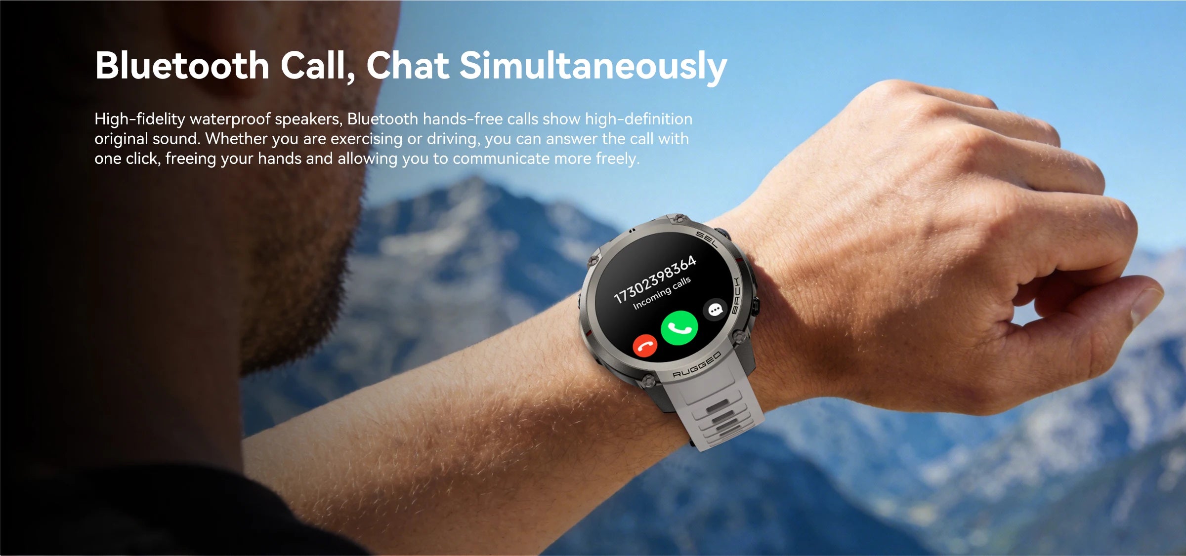 2026New Outdoor GPS Smart Watch Offline Maps Download Compass Tracking 5ATM Waterproof Tactics Sport Smart Bracelet For Men gift