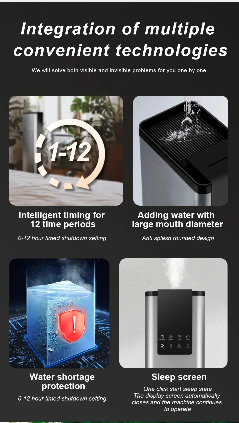 13L Hot Fog New Floor Air Humidifier Large-capacity Disinfection of Pregnant Women and Babies in Household Quiet Bedroom