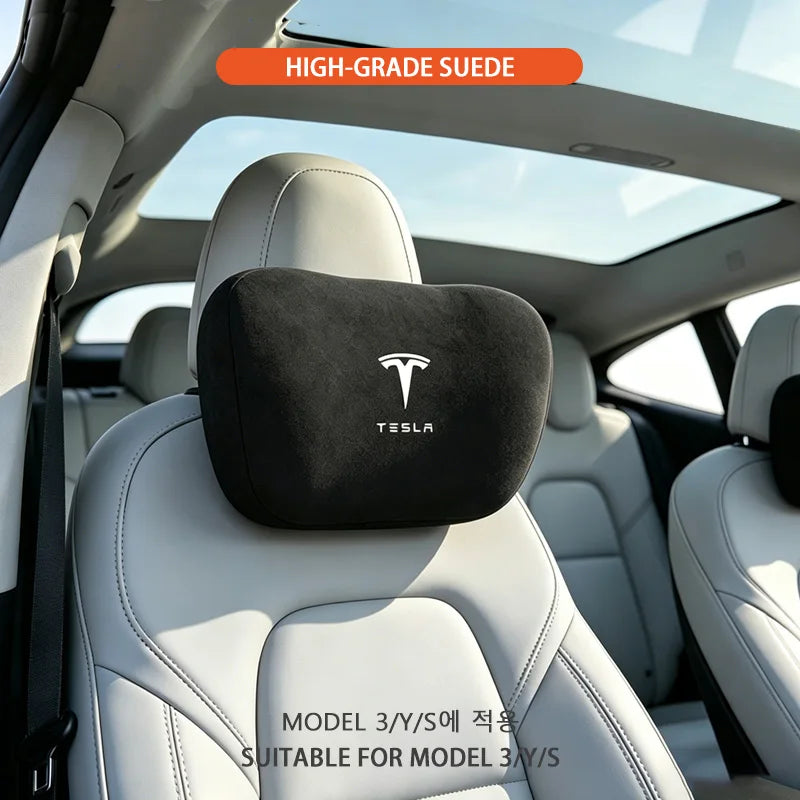 Car Headrest Car Pillow Waist pillow Tesla Model Y Juniper Tesla Model 3 Highland Model S Car Accessories 2024 2025 2026