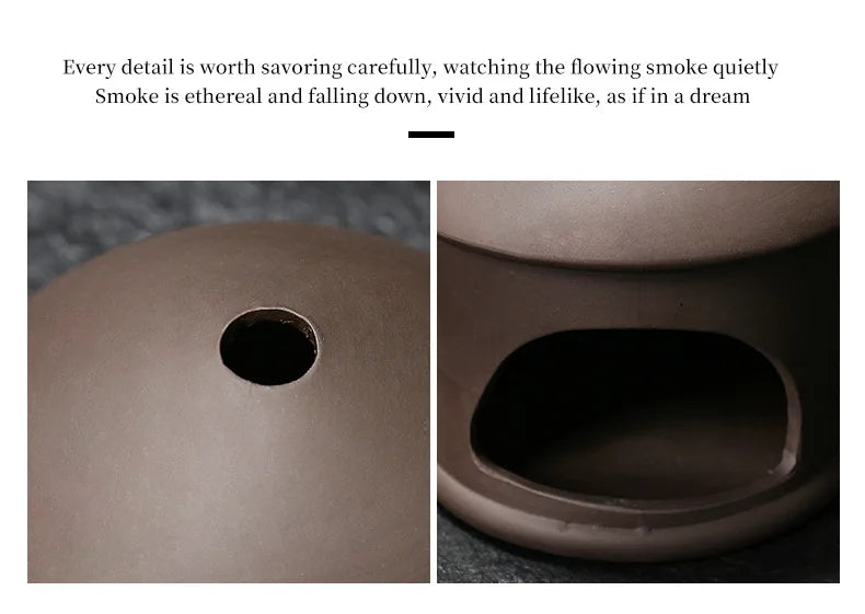 Ceramic Incense Holder for Sticks Decorative Incense Burner Tray Home Decor Smudge Ash Catcher Yoga Meditation Room Incensory