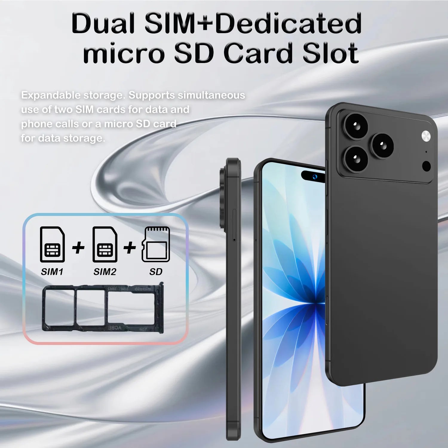 2026 Hot High Quality i17 Promax original intelligent 4G 5G dual card dual standby system global version 8000mAh battery Arrival
