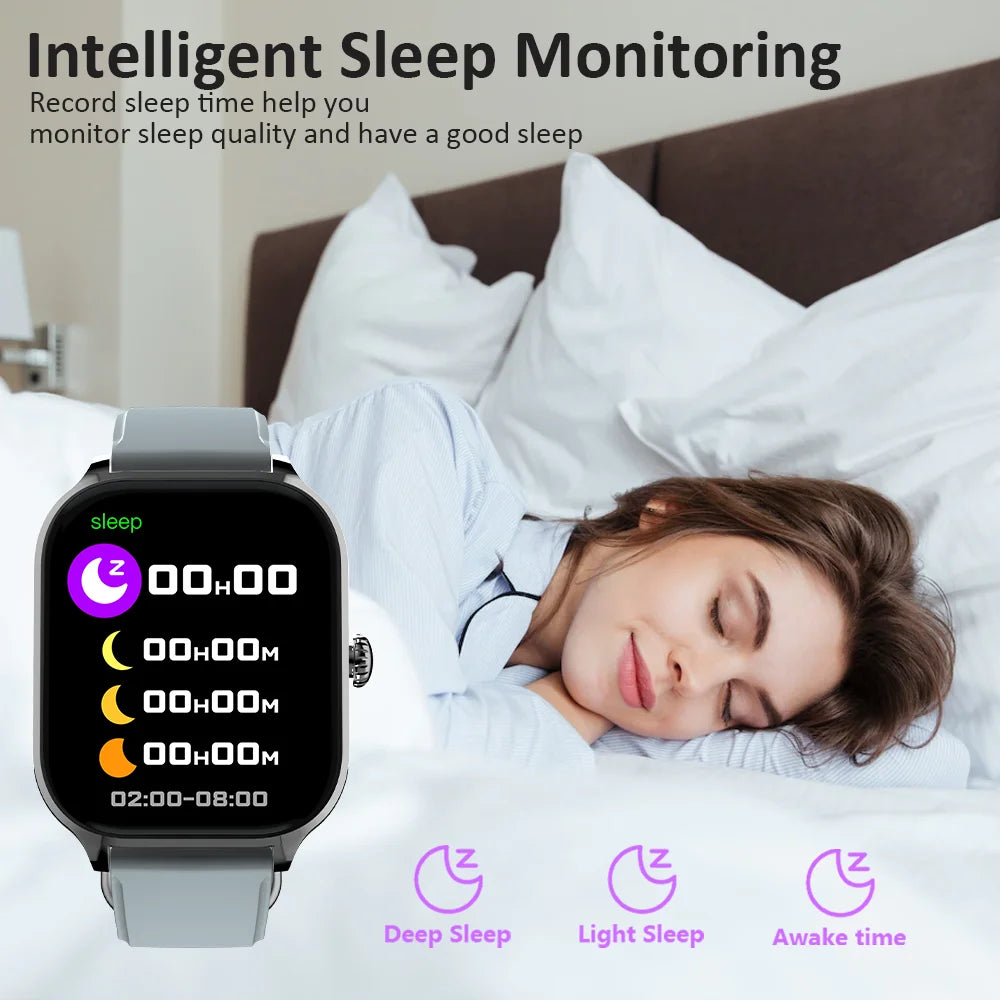 LAXASFIT New H9 Men's and Women's Smartwatch 2025 Sports Smartwatch DIY Surface Bluetooth Talking Smartwatch for Android IOS