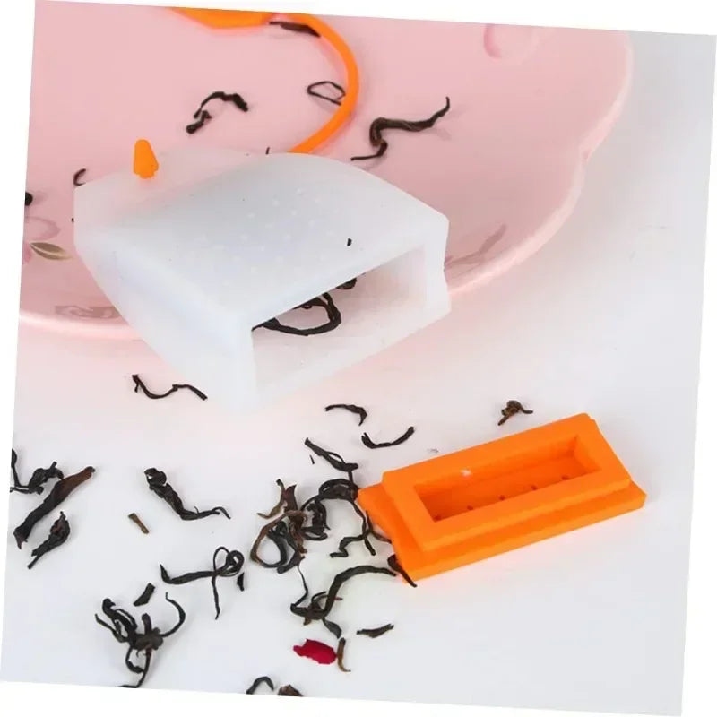 Food-grade Silicone Tea Bags Tea Infuser Colorful Style Strainer Herbal Loose Tea Strainer Tea Diffuser infusor Kitchen Tools