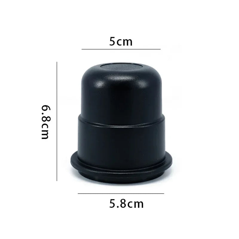 58mm Coffee Portafilter Dosing Cup Black Clear Espresso Sniffing Mug Coffee Dosing Cup Anti-flying powder Coffee Machine tools