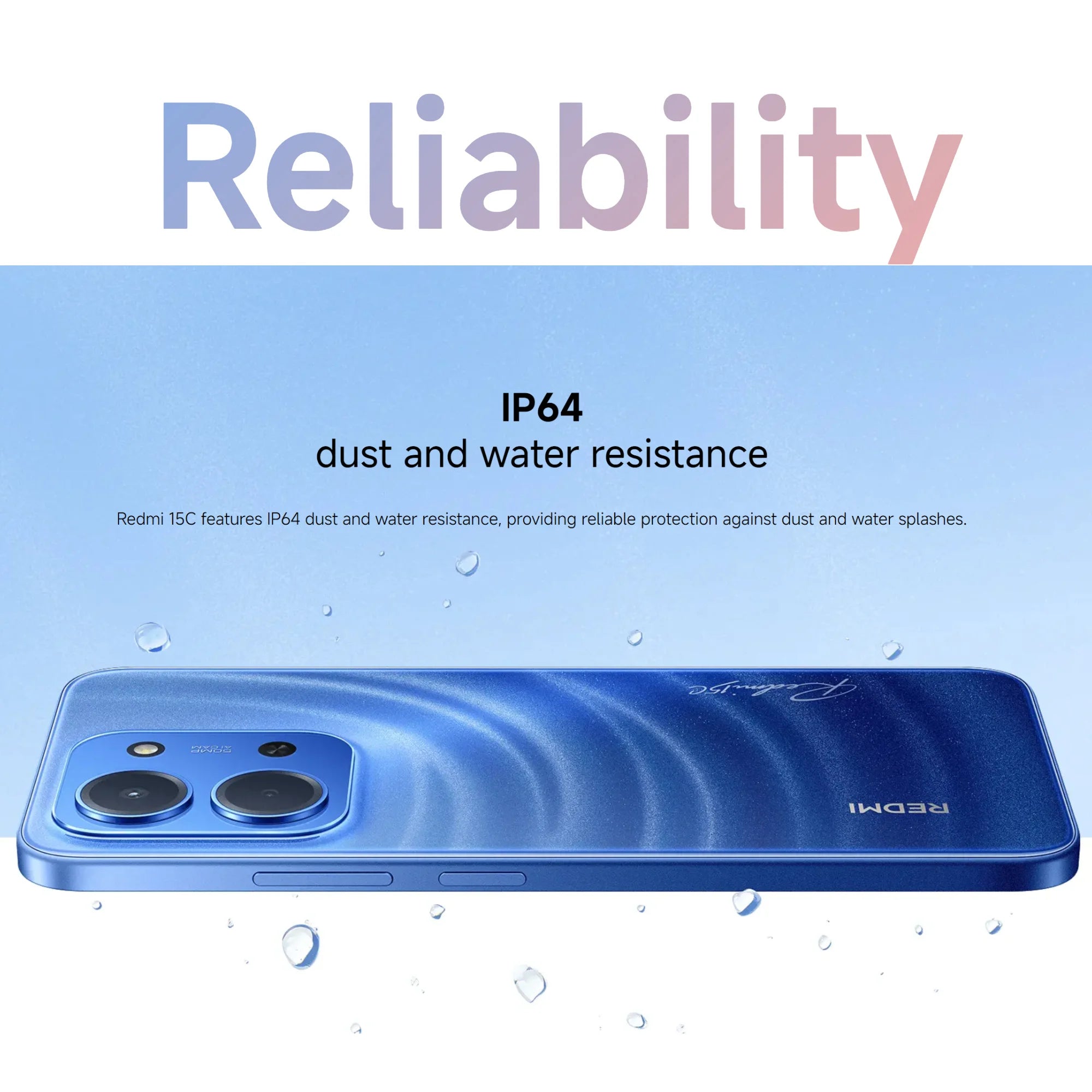 Xiaomi Redmi 15C 4G 4+128GB 6.9“ 120Hz Display 50MP Camera MediaTek Helio G81-Ultra Processor 6000mAh 33W Side fingerprint NFC