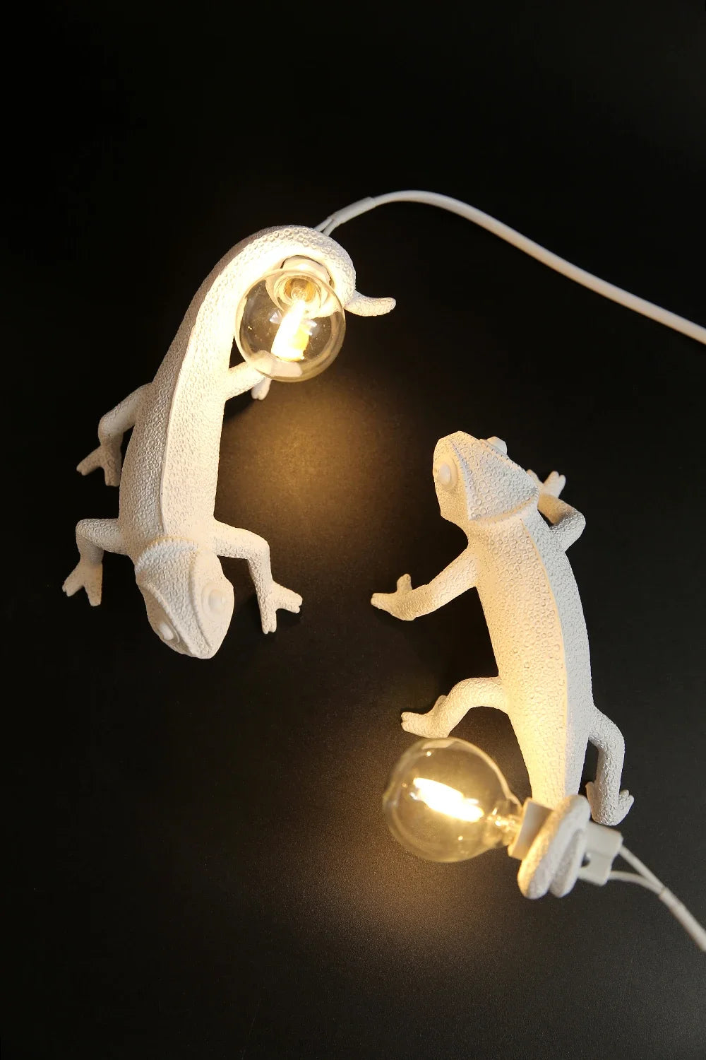 creative lizard wall lamp bedroom Bedside Night light living room home decor Cute Resin Animal lights chameleon Light Fixtures