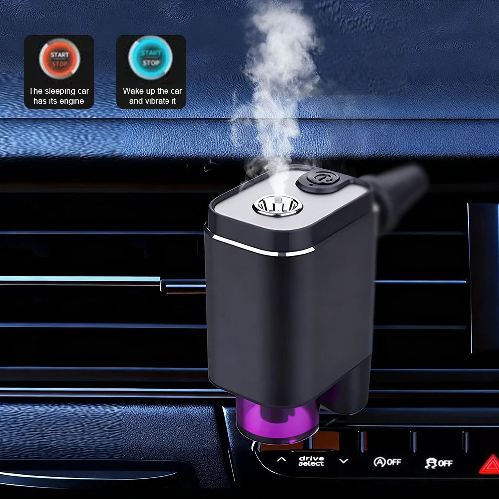 Smart Car Aromatherapy Diffuser Essential Oil Mist Humidifier Air Freshener Vent Clip Fragrance Diffuser for Auto Aromatherapy
