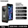 Global Version DOOGEE S300 Pro Rugged Phone 48GB+512GB Dimensity 8300 11000mAh Battery 66W 6.78” FHD+120Hz Android16 Smartphone