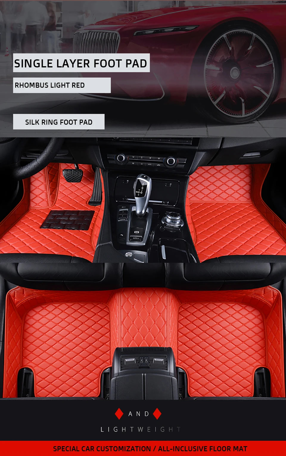 YOGOOGE Custom Car Floor Mats For Suzuki Ignis 2015-2023 Auto Carpets Foot Coche Accessorie