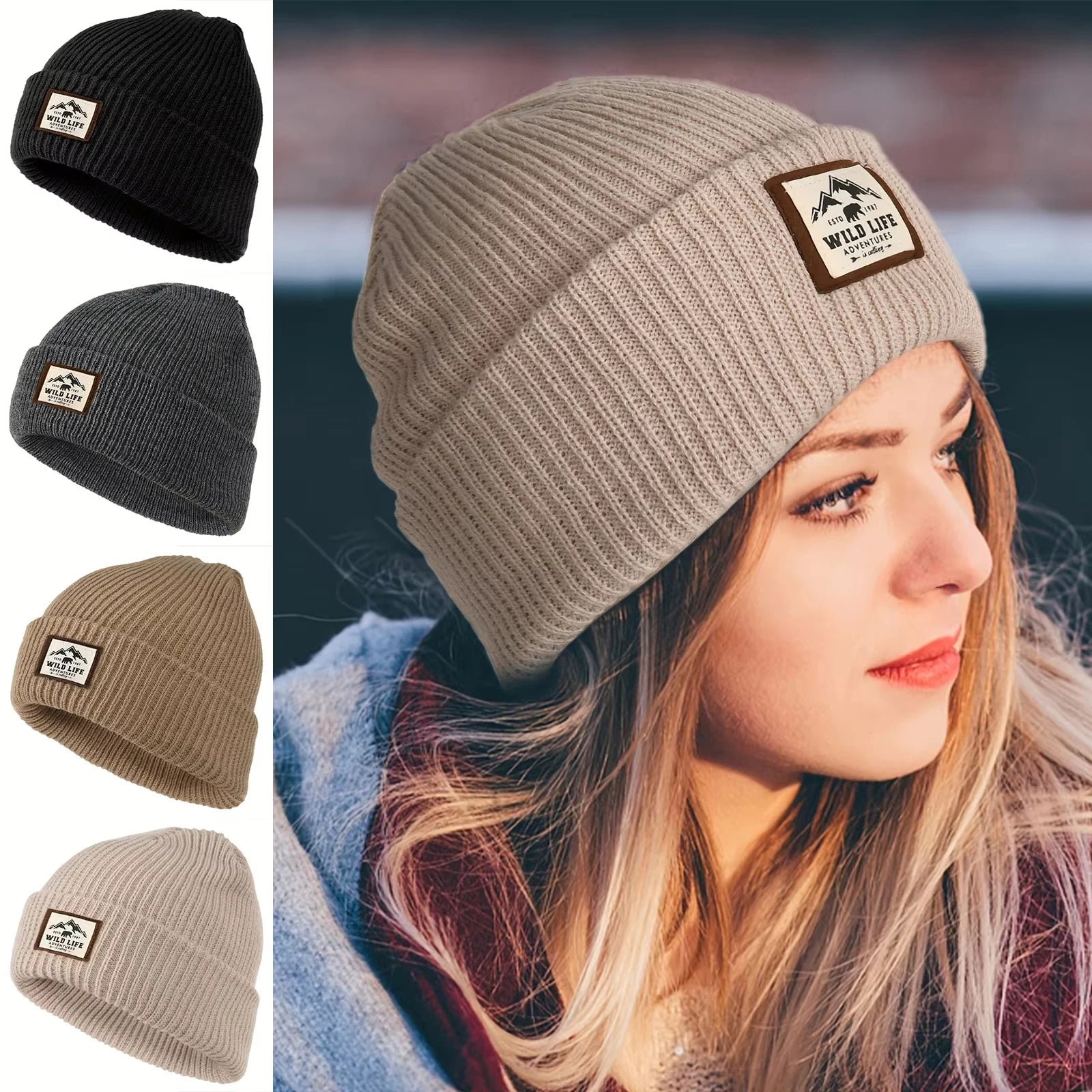 WRELS Outdoor Fleece Sports Hat Fishing Cycling Hunting Tactical Men Women Warm Windproof Winter Camping Hiking Caps