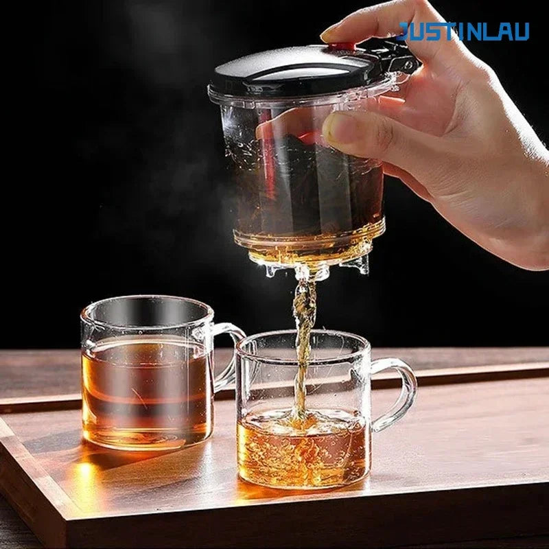 500ml-1800ml  Glass Teapot  Borosilicate Glass Split Type Teapot Heat Resistant Glass Teapot Tea Part Gift Idea Household