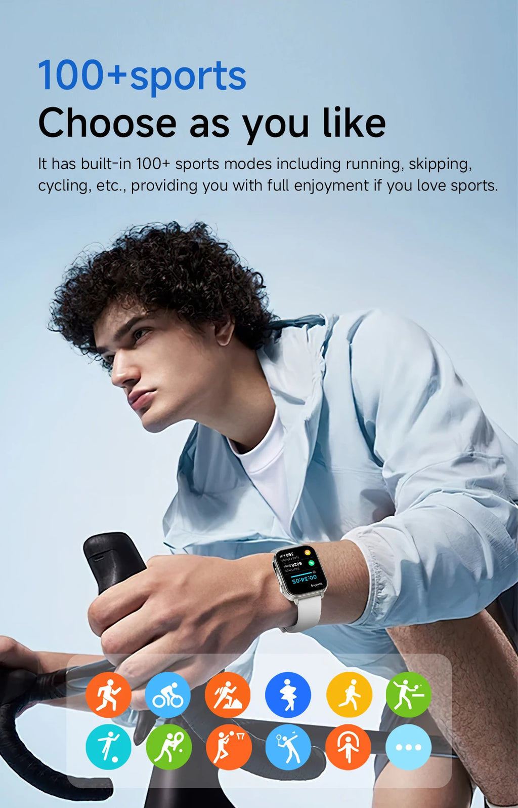 COLMI P80 Type-c Smartwatch Men Women Health Manager Bluetooth Call IP67 Waterproof Flashlight Smart Watch For Xiaomi iOS Phone