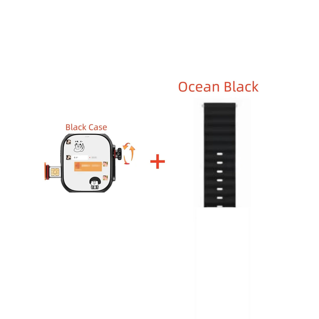 32+256GB 4G Smart Watch Android System With 2.2 inch Amoled Screen 800W Camera WiFi GPS 4g SIM card S10 Ultra Smartwatch For Men