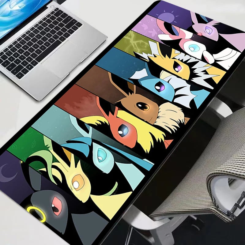 90x40cm XXL Rubber Large PC Mousepad Gamer Gaming Mouse Pads durable Desk Keyboard Mat Pokemon Pikachu Computer Laptop Mat