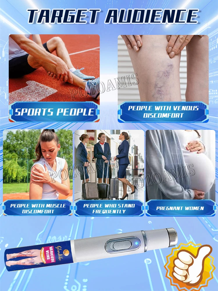 The blue light pen for improving leg health has been newly upgraded.