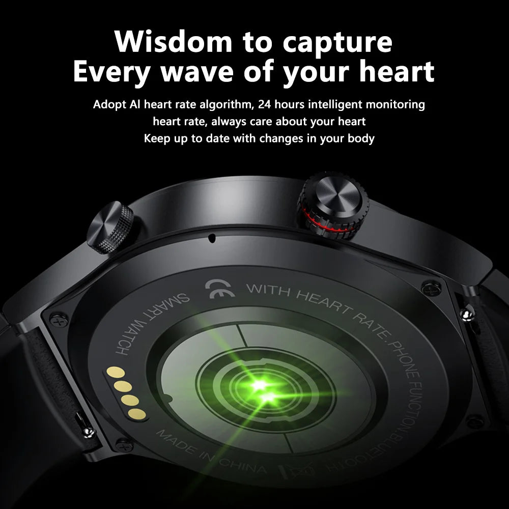 2026 Fashion Smartwatch HD Touch Heart Rate Bluetooth Call Sleep Monitoring NFC Weather Sport Mode Smart Watch For Android IOS