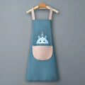 Home-use Washable Kitchen Apron for Cooking Waterproof and Oil-proof Fashionable for Men and Women Adult Workwear