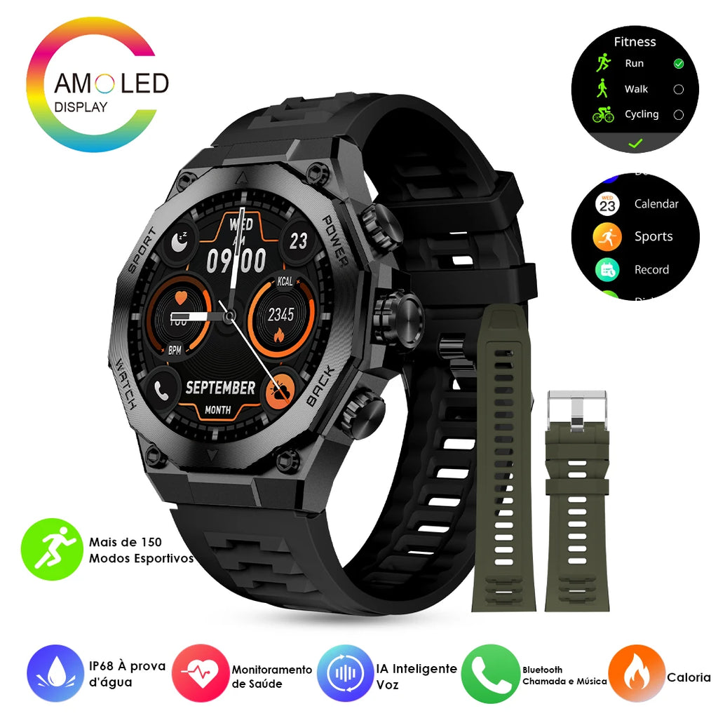AURAFIT Free shipping Deportes ENERGY 2 SmartWatch Inhaled Llamades Información Recordator Hombres y Mujeres impermeable