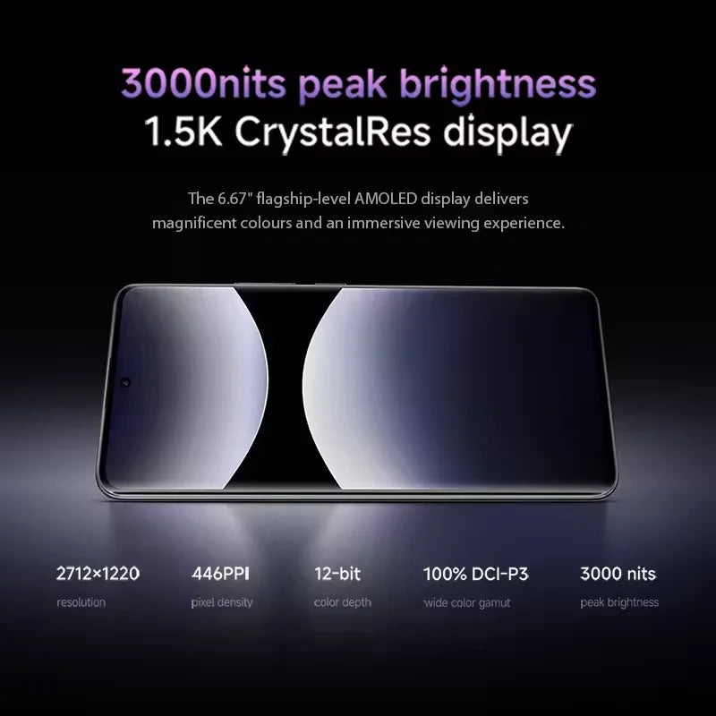UK Version Redmi Note 14 Pro Plus 5G Smartphone 120W HyperCharge 200MP OIS Camera 6.67" AMOLED Display Snapdragon 7s Gen 3