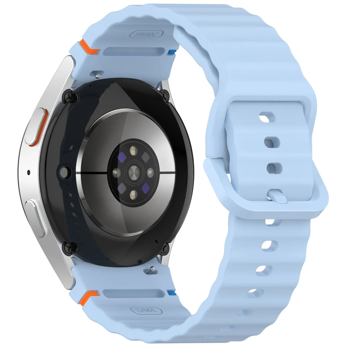 1:1 Official Silicone Strap For Samsung Galaxy Watch 7/FE/6/5/4 44mm40mm 5 Pro Bracelet Watch 6/4 Classic 47/43mm 46/42mm Correa