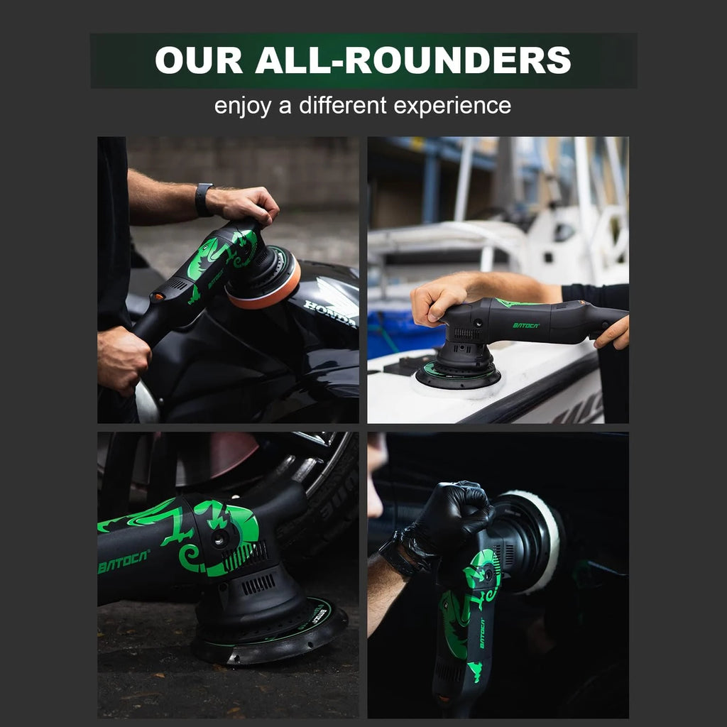 700W Car Polishing Machine DA 5inch 15mm Orbit Dual Action Auto Polisher Variable Speed Sander Buffing Waxing Machine