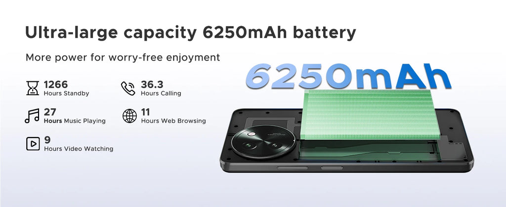 DOOGEE Note59 Pro 5G Smartphone Android 15 6.75" 120Hz Display 32GB(8+24) 256GB 6250mAh Battery Widevine L1 NFC Cellphone